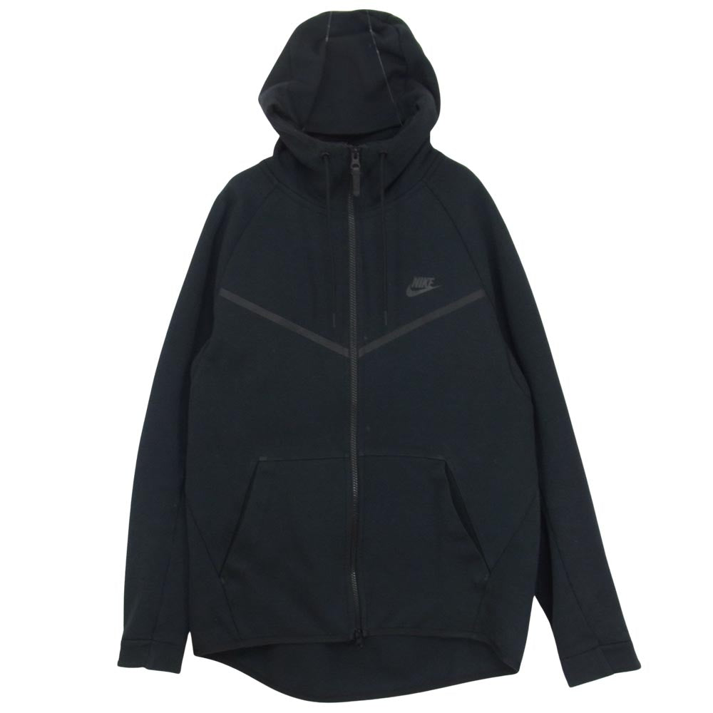 NIKE ナイキ 805145-010 TECH FLEECE WINDRUNNER テックフリース ジップパーカー ブラック系 L【中古】