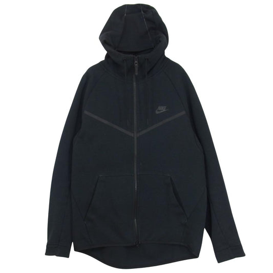 NIKE ナイキ 805145-010 TECH FLEECE WINDRUNNER テックフリース ジップパーカー ブラック系 L【中古】