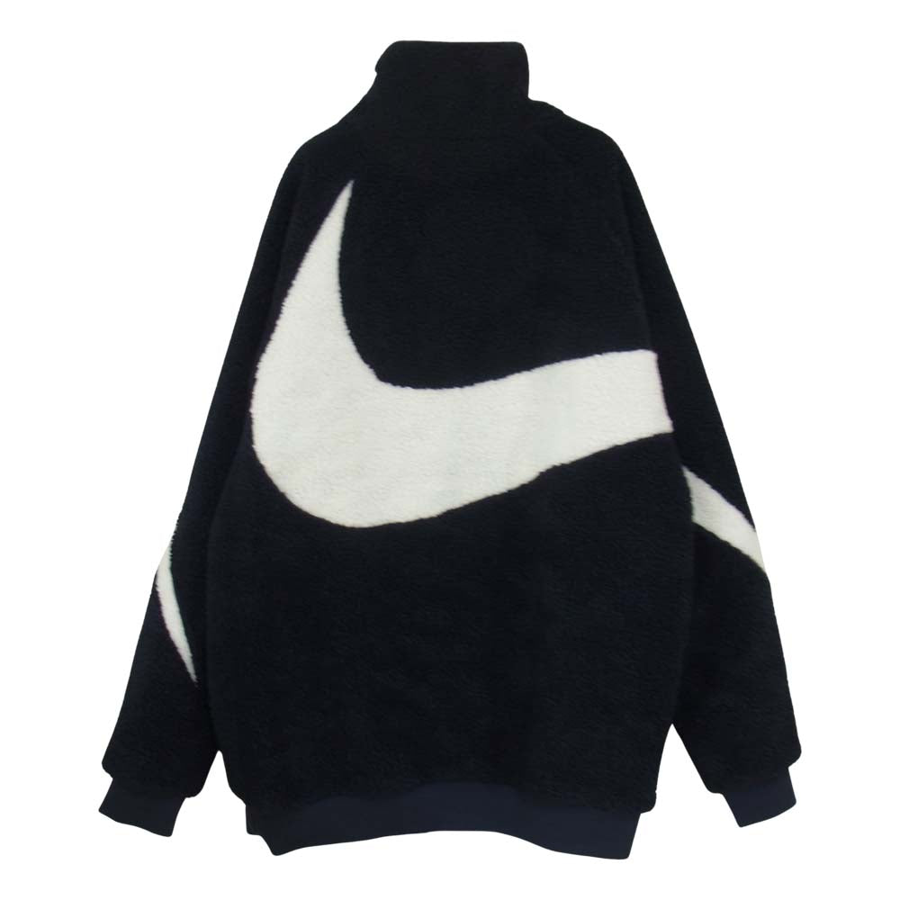NIKE ナイキ BQ6546-410 BIG SWOOSH BOA JACKET ビッグ スウォッシュ ボア フリース リバーシブル ジャケット ネイビー系 M【中古】
