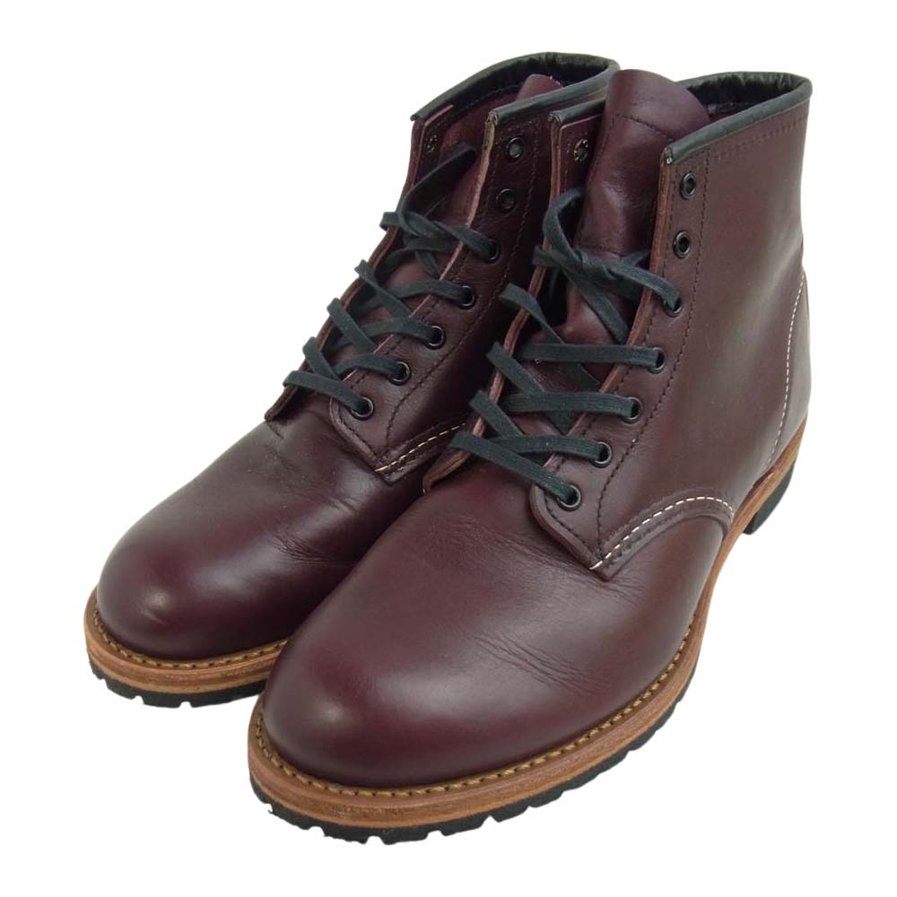 RED WING レッドウィング 9411 beckman BOOT ベックマン レースアップ ブーツ エンジ系 US8【極上美品】【中古】