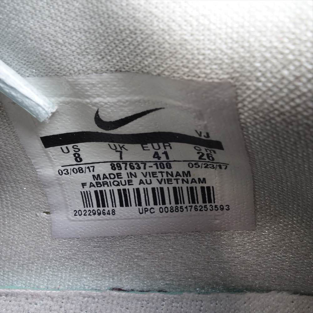 NIKE ナイキ 897637-100 HYPERDUNK 2017 LOW EP ハイパーダンク スニーカー グレー系 26【中古】