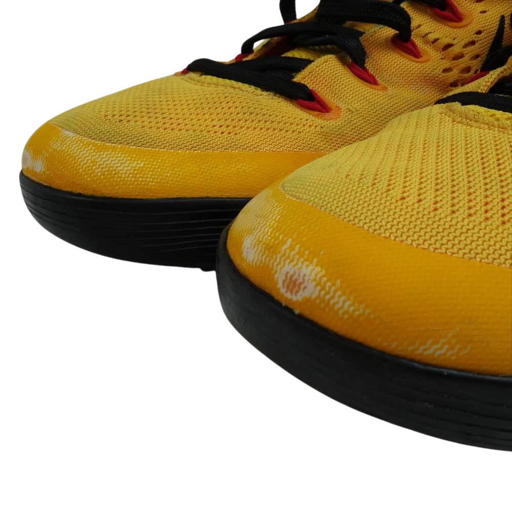 NIKE ナイキ 646701-700 KOBE 9 EM UNIVERSITY GOLD コービー ブルース リー スニーカー イエロー系 27【中古】