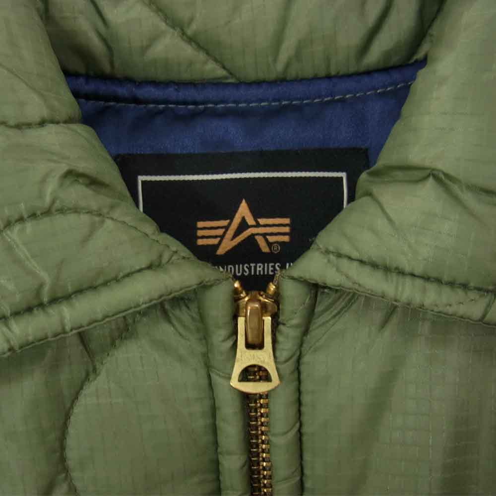 ALPHA アルファ Souvenir Jkt　スーベニアジャケット ベトナムジャケット ベトジャン カーキ系 L【中古】