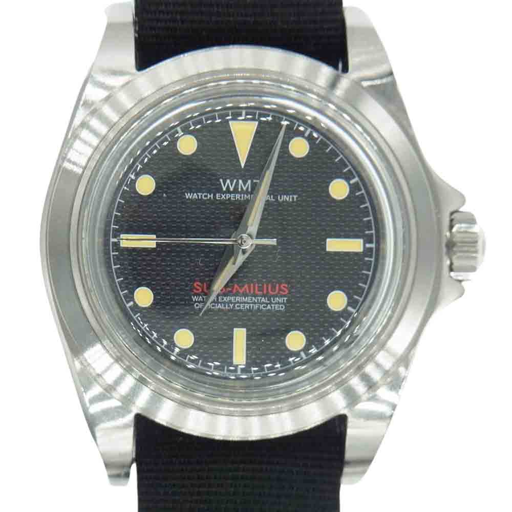 WMT ウォッチ エクスペリメンタル ユニット 607-02 ROYAL MARINE 1950 MK2 SUB-MILIUS MK1-NA リストウォッチ 腕時計 ブラック系【中古】