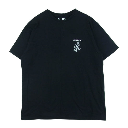 Gramicci グラミチ GMT-20S1527 10匣 TENBOX RUNNINGMAN Tee バックプリント 半袖 Tシャツ ブラック系 L【中古】