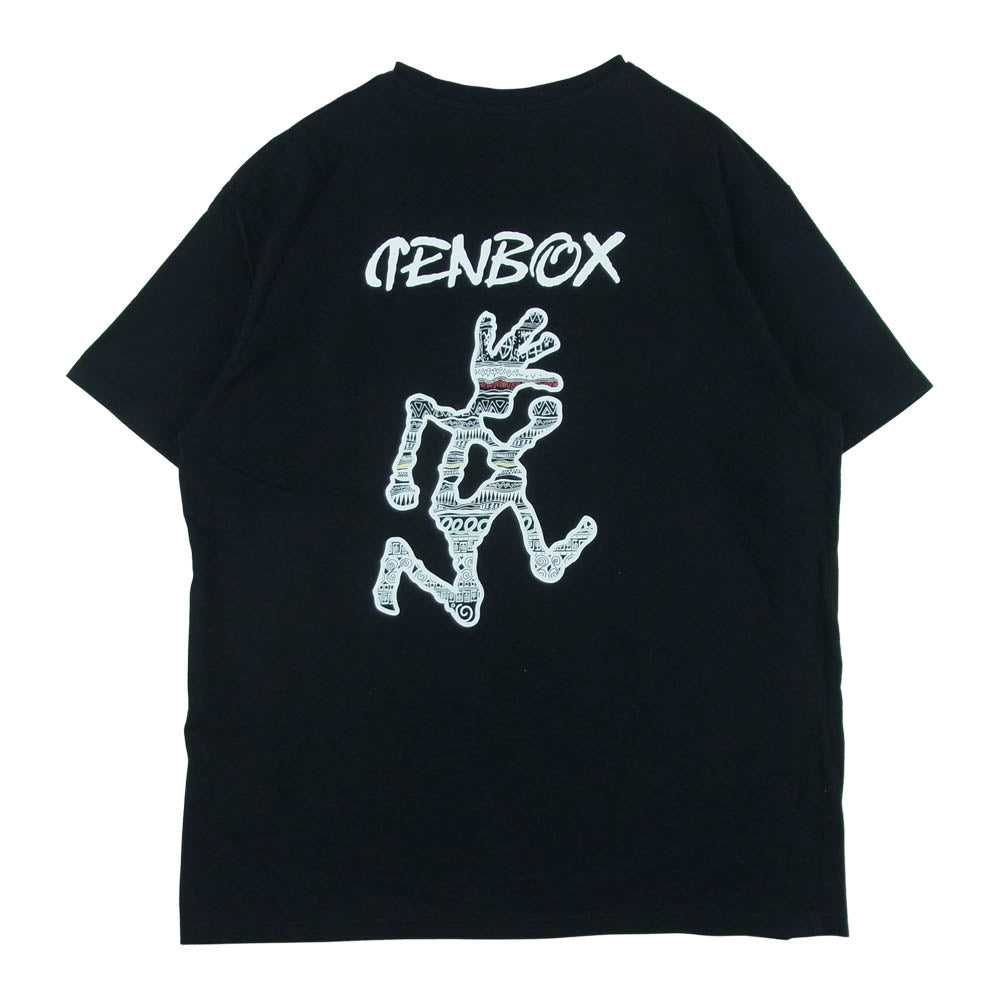 Gramicci グラミチ GMT-20S1527 10匣 TENBOX RUNNINGMAN Tee バックプリント 半袖 Tシャツ ブラック系 L【中古】