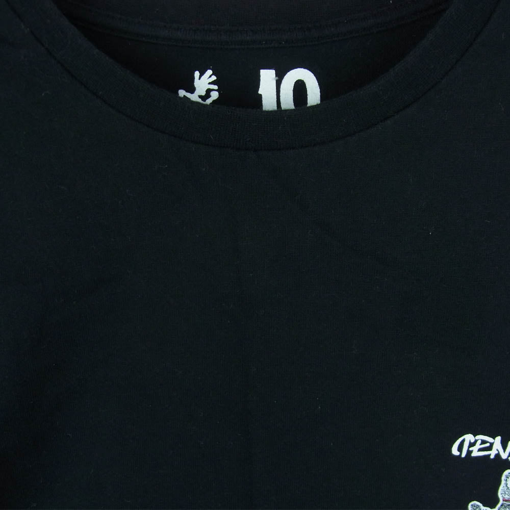 Gramicci グラミチ GMT-20S1527 10匣 TENBOX RUNNINGMAN Tee バックプリント 半袖 Tシャツ ブラック系 L【中古】