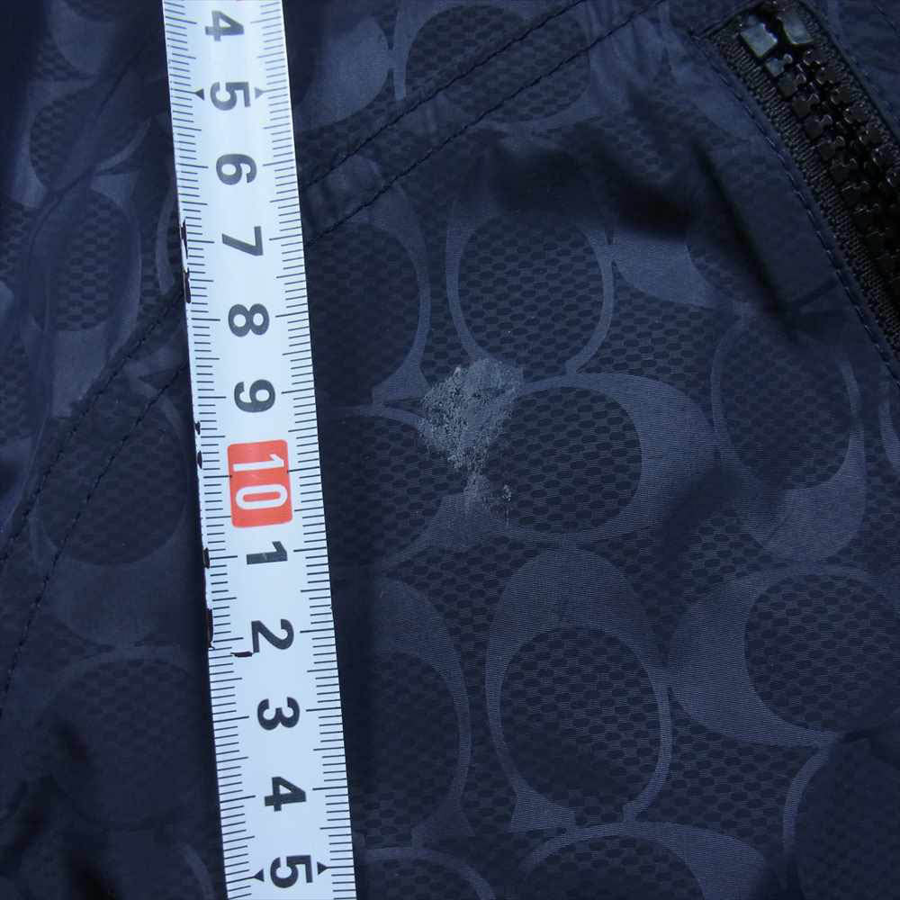 COACH コーチ REV NYLON JKT F67006 リバーシブル シグネチャー ナイロン ジャケット ネイビー系 表記無し【中古】
