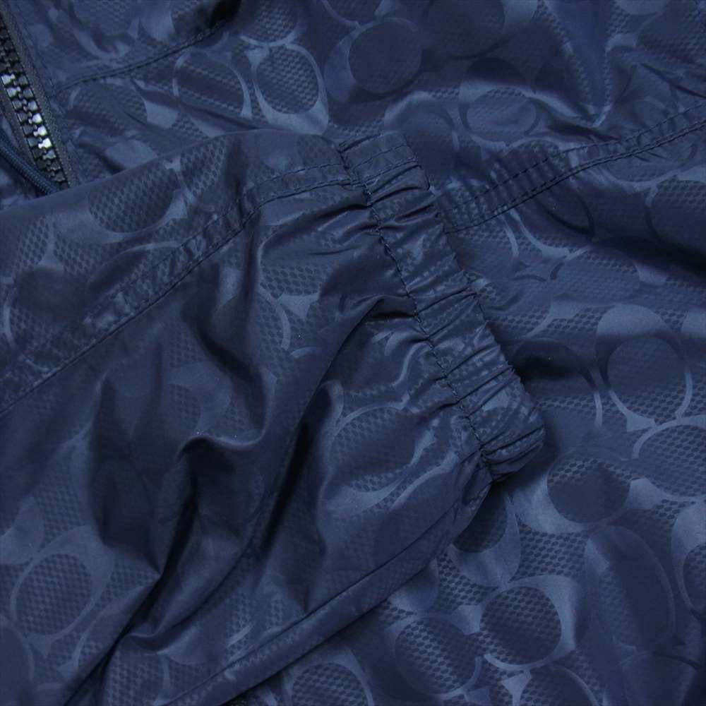 COACH コーチ REV NYLON JKT F67006 リバーシブル シグネチャー ナイロン ジャケット ネイビー系 表記無し【中古】