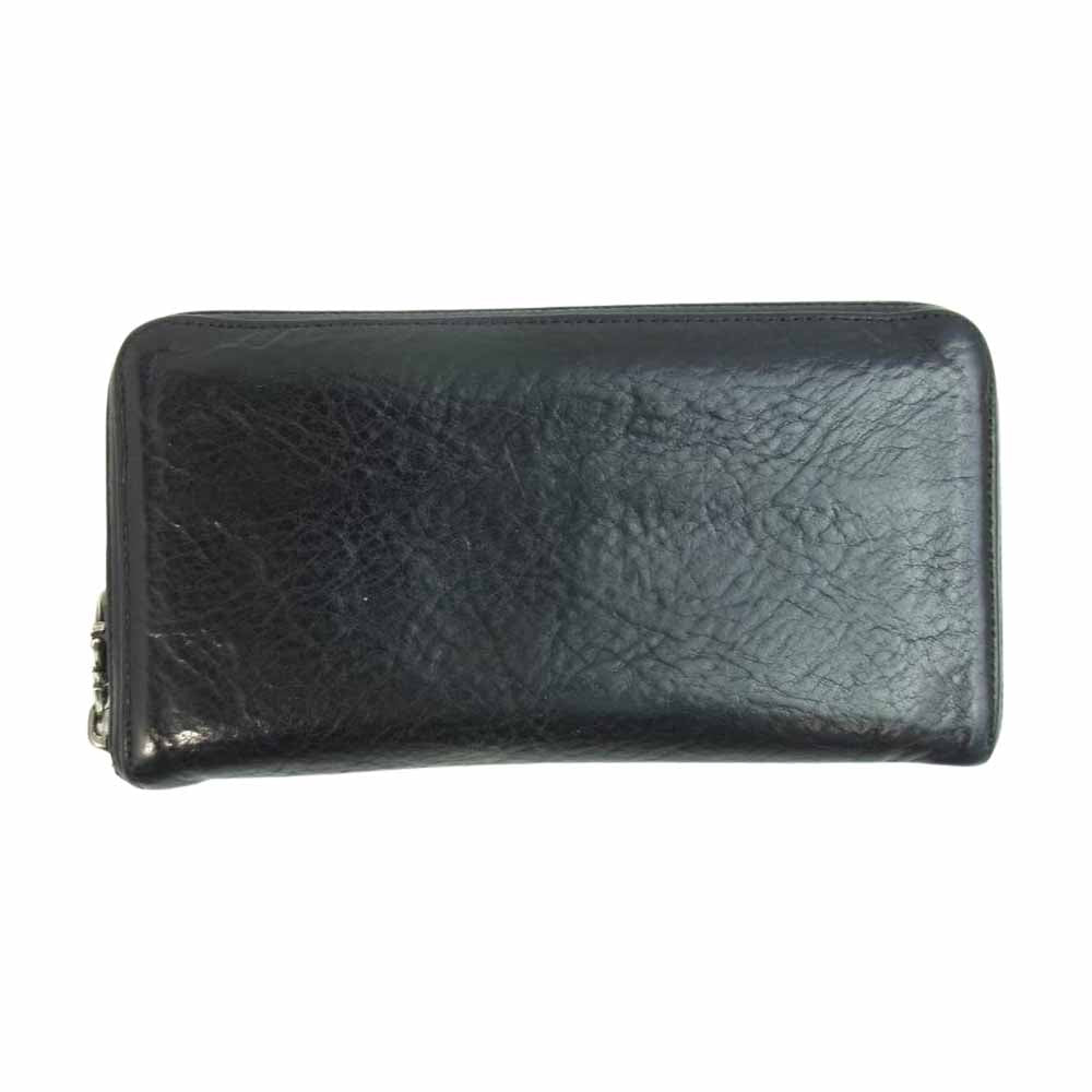 CHROME HEARTS クロムハーツ（原本無） REC F ZIP 3セメタリー ウォレット ブラック系【中古】