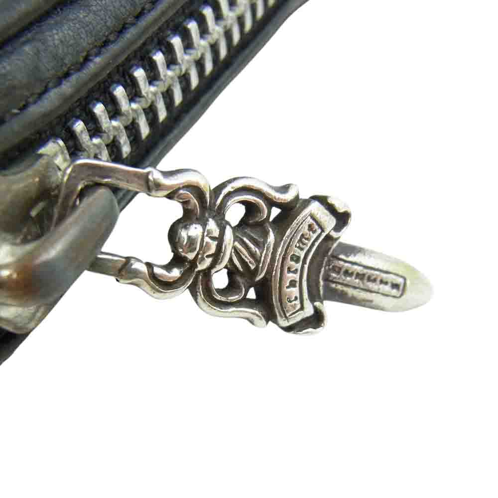 CHROME HEARTS クロムハーツ（原本無） REC F ZIP 3セメタリー ウォレット ブラック系【中古】