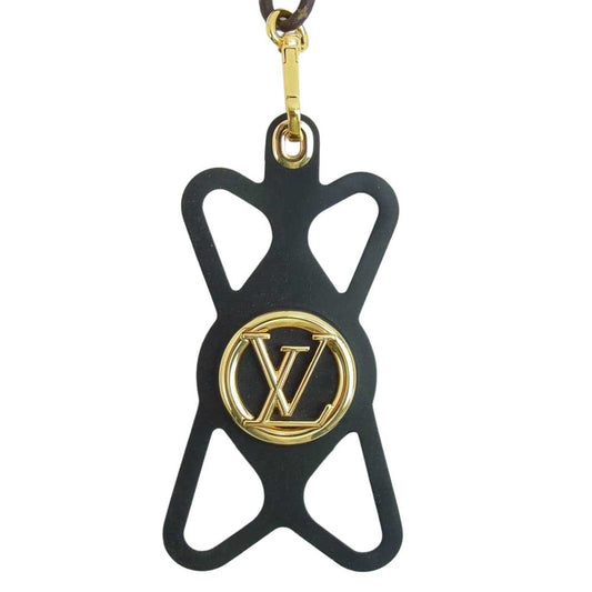 LOUIS VUITTON ルイ・ヴィトン M68382 ルイーズ ネックストラップ フォンケース ゴールド系【中古】