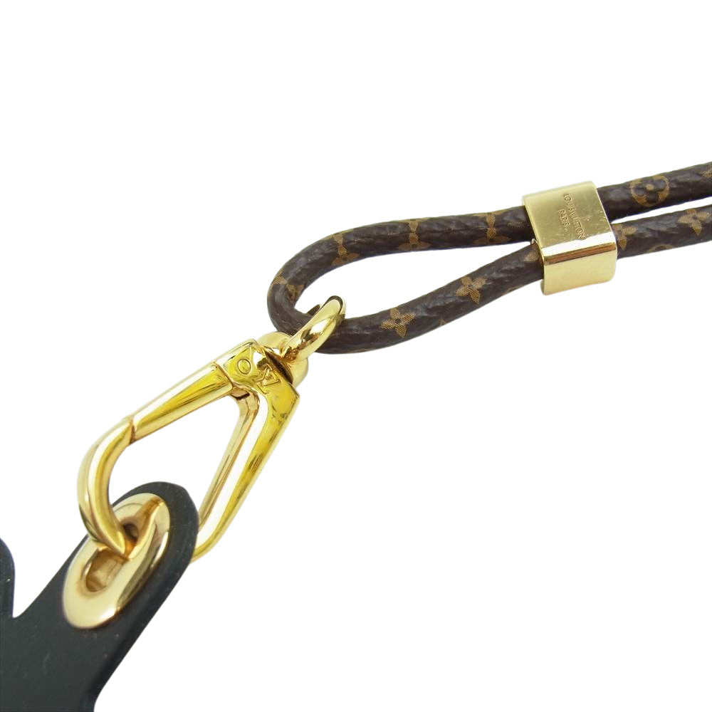 LOUIS VUITTON ルイ・ヴィトン M68382 ルイーズ ネックストラップ フォンケース ゴールド系【中古】