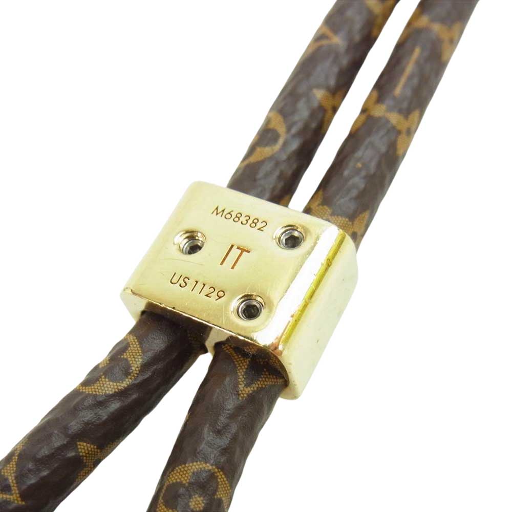 LOUIS VUITTON ルイ・ヴィトン M68382 ルイーズ ネックストラップ フォンケース ゴールド系【中古】