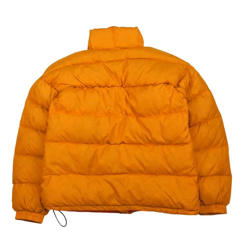 MARMOT マーモット 5635K ロゴ刺繍 ダウンジャケット オレンジ系 S