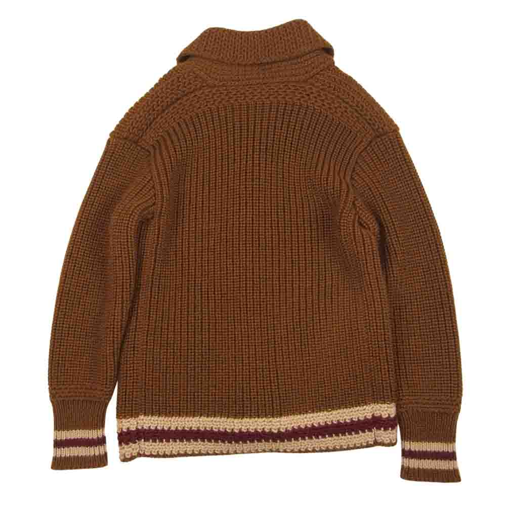 BUTCHER PRODUCTS ブッチャープロダクツ カウチン ニット セーター ブラウン系【美品】【中古】