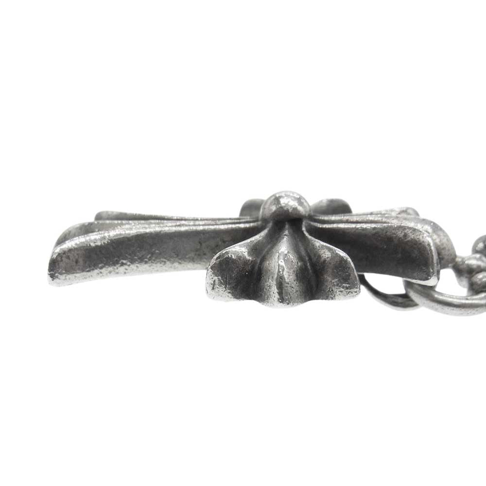 CHROME HEARTS クロムハーツ（原本無） CRSBL CHN SML クロスボールチェーン スモールCHクロス ネックレス シルバー系【中古】