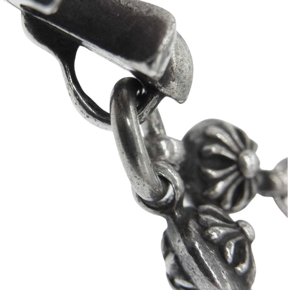 CHROME HEARTS クロムハーツ（原本無） CRSBL CHN SML クロスボールチェーン スモールCHクロス ネックレス シルバー系【中古】