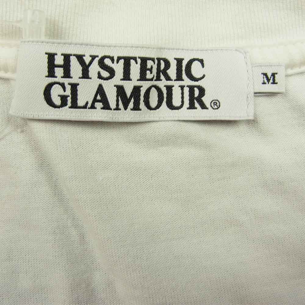 HYSTERIC GLAMOUR ヒステリックグラマー 0251CT18 84プリント 半袖 Tシャツ ホワイト系 M【中古】