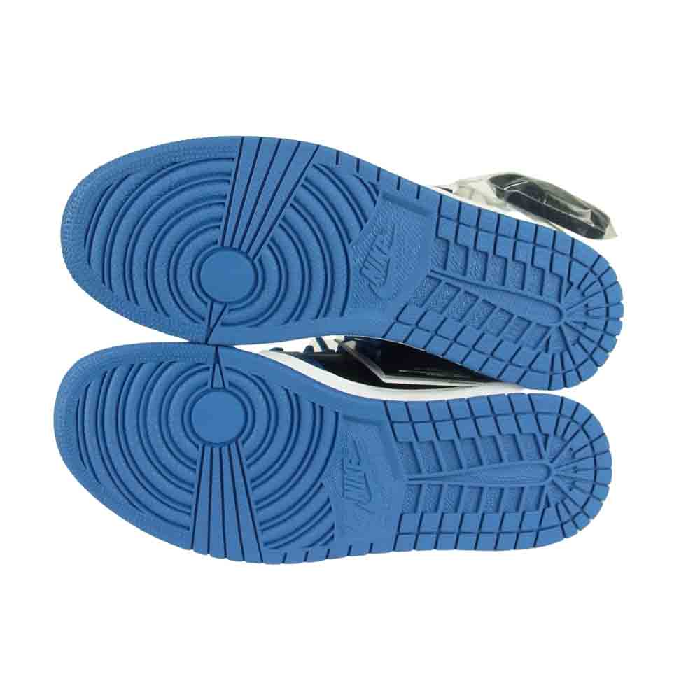 NIKE ナイキ 555088-404 AIR JORDAN 1 HIGH OG DARK MARINA BLUE エアジョーダン ハイカット スニーカー ブルー系 27.5cm【新古品】【未使用】【中古】