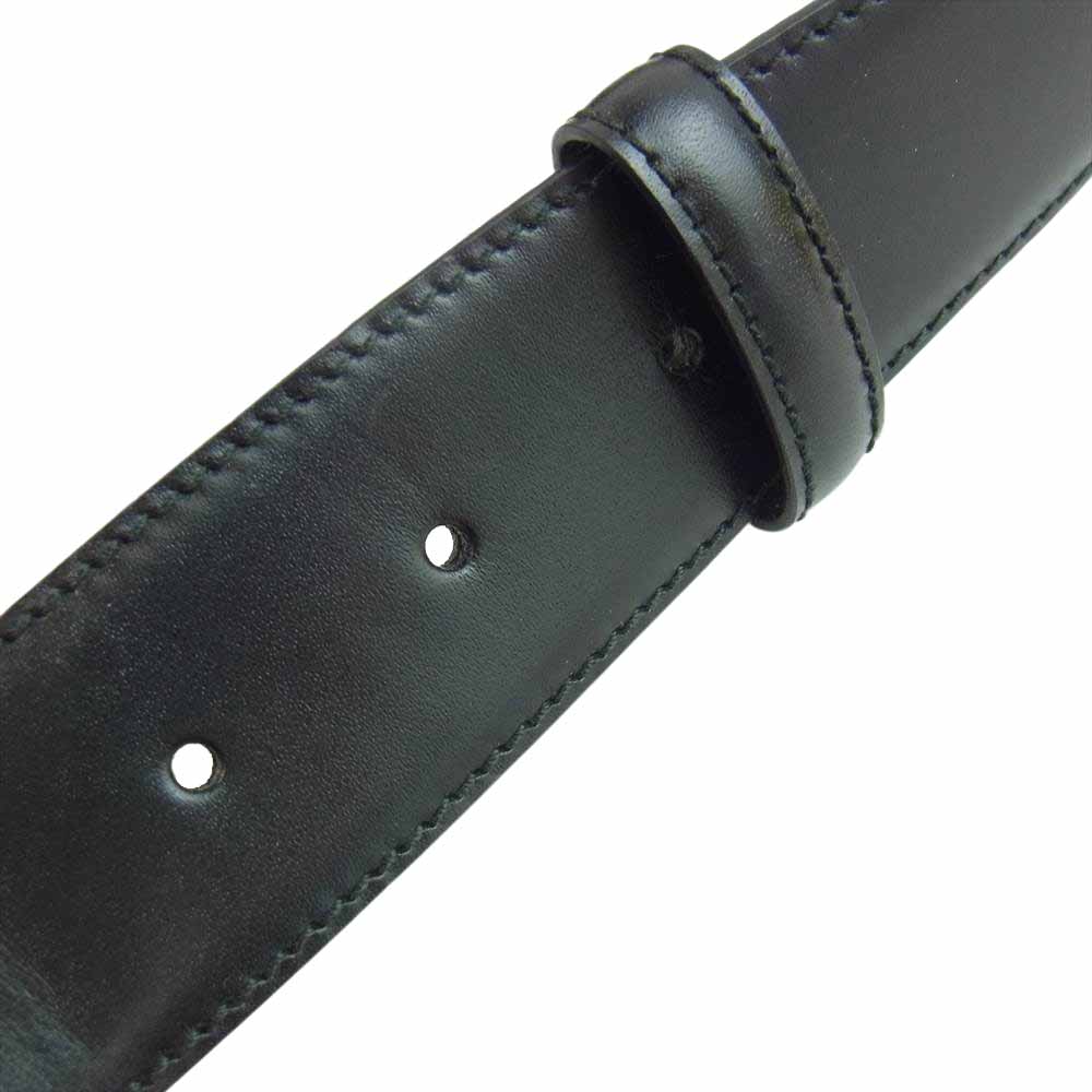 GUCCI グッチ 0361471374 Gバックル ベルト ブラック系【中古】