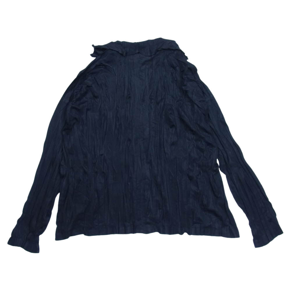 PLEATS PLEASE プリーツプリーズ イッセイミヤケ シワ加工 ブラウス ブラック系 3【中古】