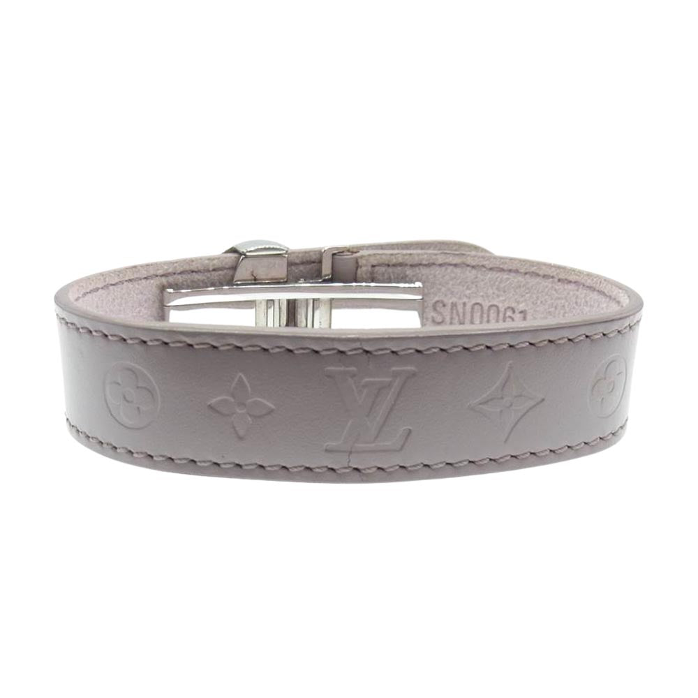 LOUIS VUITTON ルイ・ヴィトン M64445 グッドラック ブレスレット ヴァニーユ モノグラム パープル系 ラベンダー系【中古】