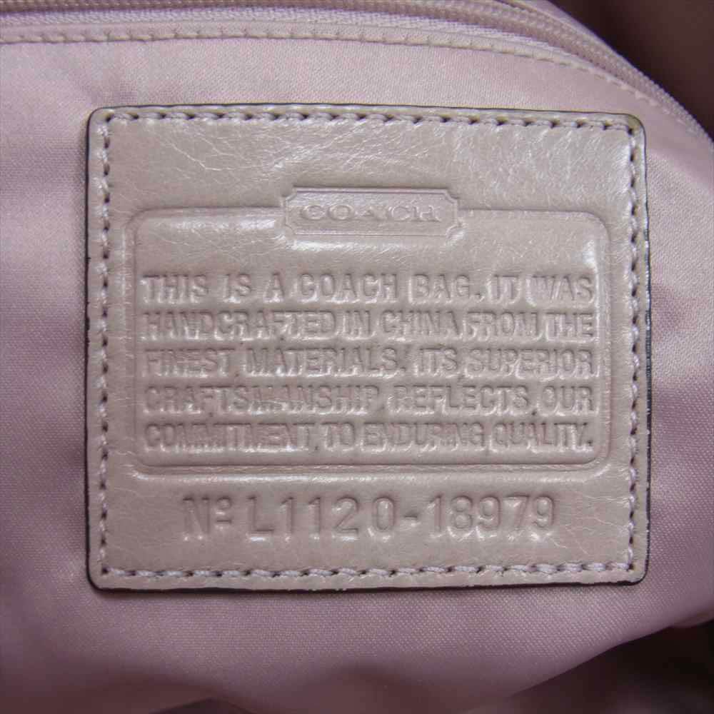 COACH コーチ L1120-18979 シグネチャー キャンバス トート バッグ ベージュ系【中古】