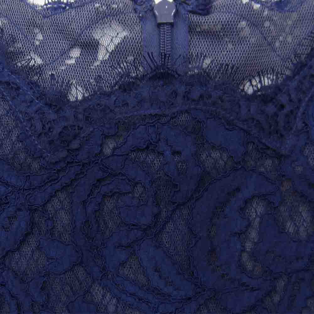 タダシ ショージ カクテル レース ドレス ワンピース ブルー系【中古】