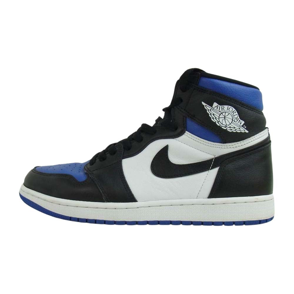 NIKE ナイキ 555088-041 AIR JORDAN 1 RETRO HIGH OG ROYAL TOE エアジョーダン 1 レトロ ハイ ロイヤルトゥ スニーカー ブルー系【中古】
