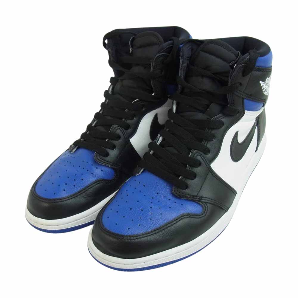 NIKE ナイキ 555088-041 AIR JORDAN 1 RETRO HIGH OG ROYAL TOE エアジョーダン 1 レトロ ハイ ロイヤルトゥ スニーカー ブルー系【中古】