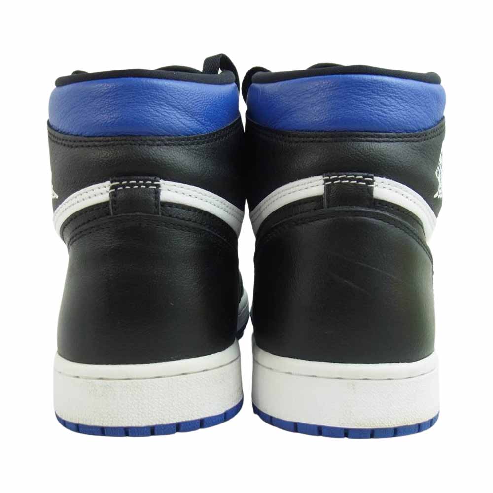 NIKE ナイキ 555088-041 AIR JORDAN 1 RETRO HIGH OG ROYAL TOE エアジョーダン 1 レトロ ハイ ロイヤルトゥ スニーカー ブルー系【中古】