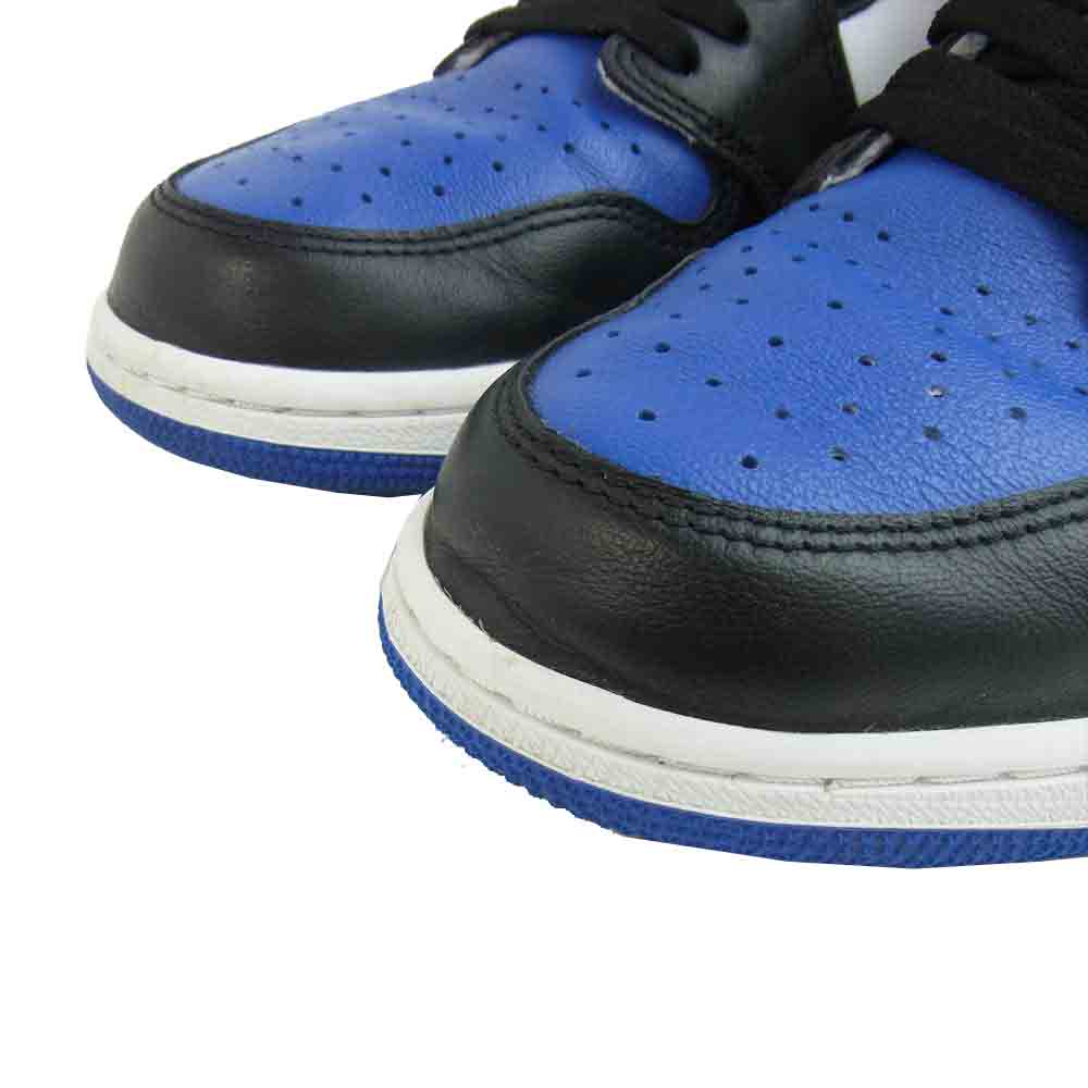 NIKE ナイキ 555088-041 AIR JORDAN 1 RETRO HIGH OG ROYAL TOE エアジョーダン 1 レトロ ハイ ロイヤルトゥ スニーカー ブルー系【中古】