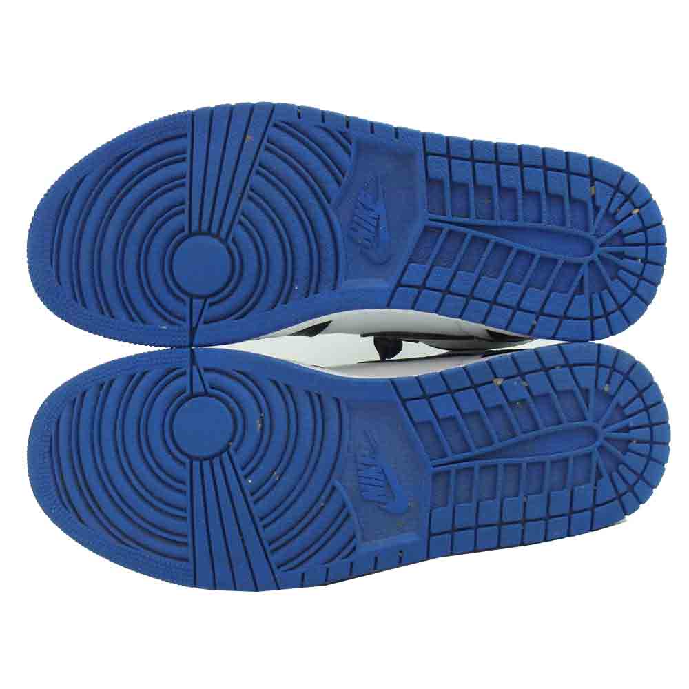 NIKE ナイキ 555088-041 AIR JORDAN 1 RETRO HIGH OG ROYAL TOE エアジョーダン 1 レトロ ハイ ロイヤルトゥ スニーカー ブルー系【中古】