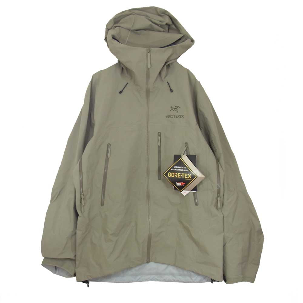 ARC'TERYX アークテリクス 国内正規品 BETA SV JACKET Distortion GORE-TEX ベータ SV ジャケット ゴアテックス カーキ系 M【新古品】【未使用】【中古】