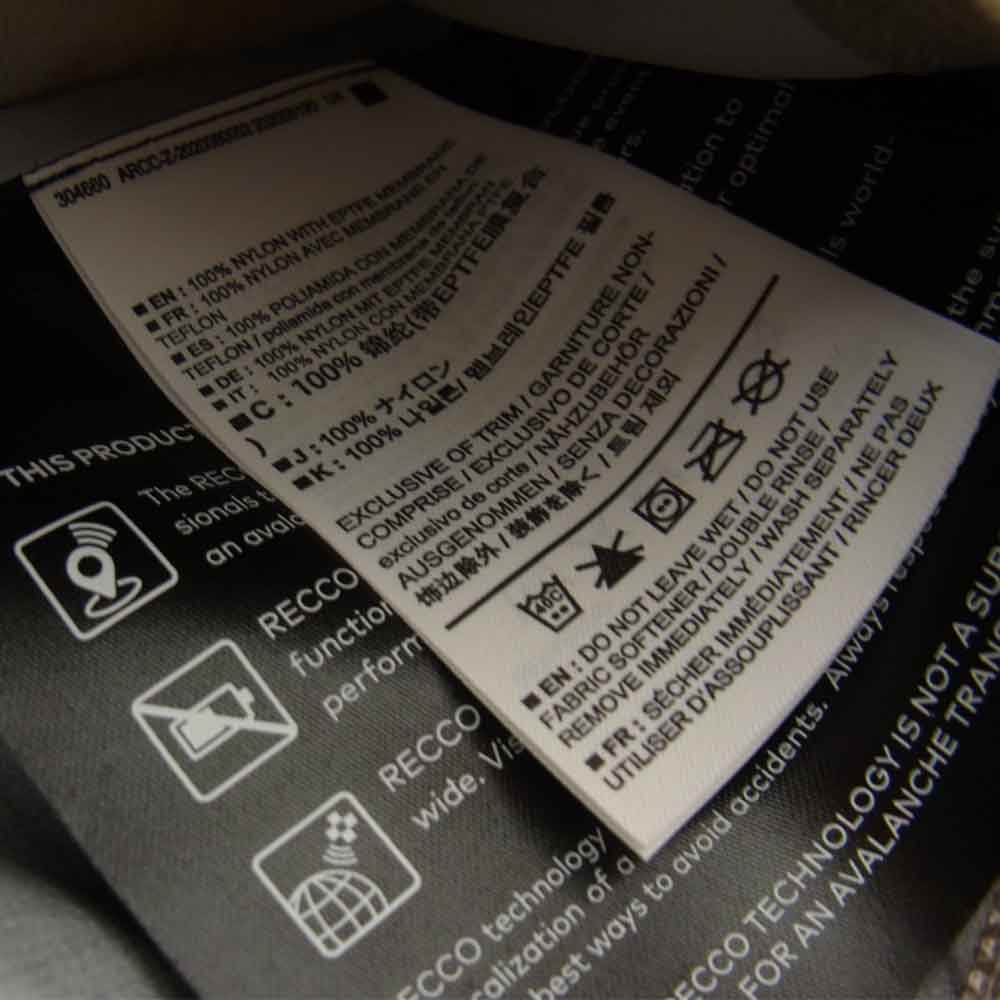 ARC'TERYX アークテリクス 国内正規品 BETA SV JACKET Distortion GORE-TEX ベータ SV ジャケット ゴアテックス カーキ系 M【新古品】【未使用】【中古】