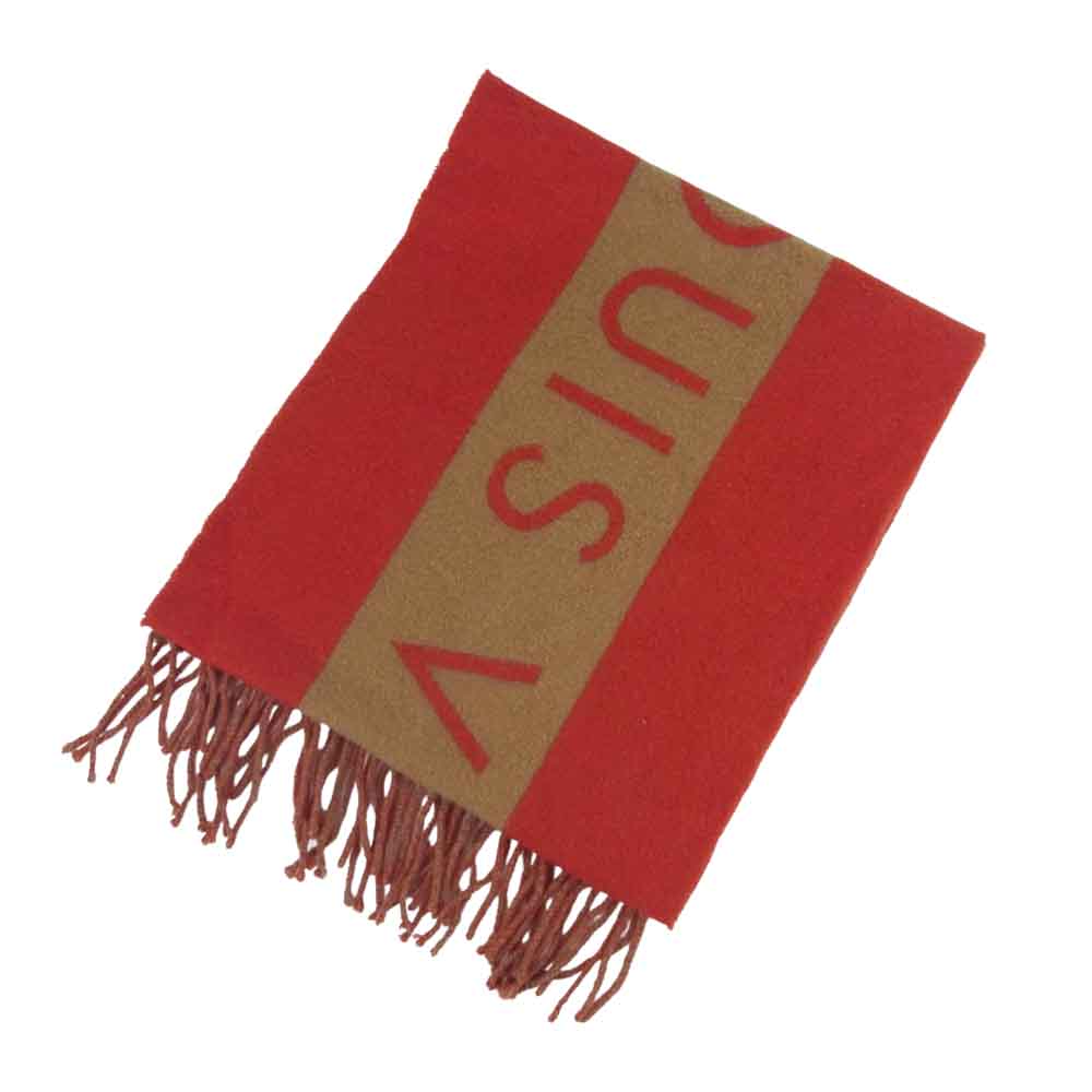 LOUIS VUITTON ルイ・ヴィトン M71295 国内正規品 エシャルプ バローダ カシミヤ100％ マフラー レッド系 ブラウン系【中古】