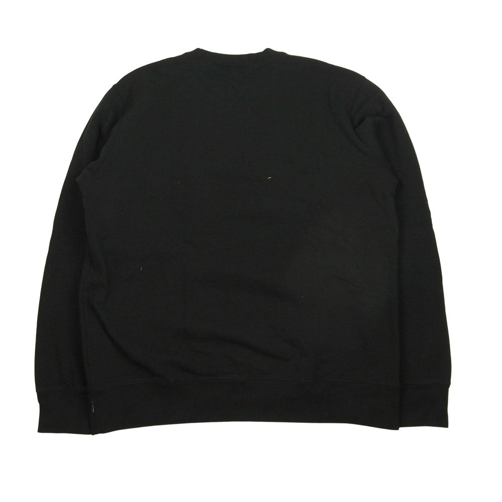 Supreme シュプリーム 20SS Cutout Logo Crewneck カットアウト ロゴ クルーネック スウェット ブラック系 L【中古】