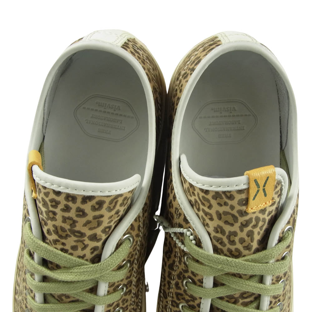 VISVIM ビズビム 0117101001003 SKAGWAY LO LEOPARD スカグウェイ レオパード スニーカー　 ベージュ系 US10【新古品】【未使用】【中古】
