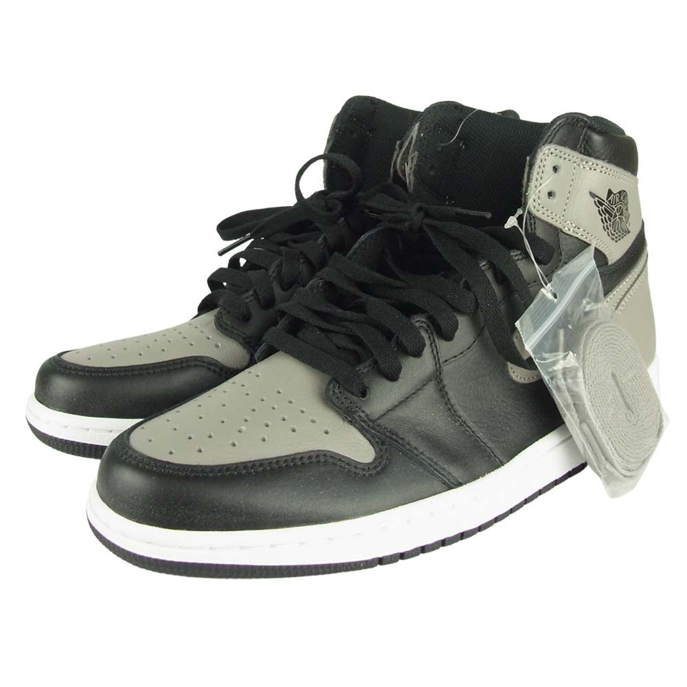 NIKE ナイキ 555088-013 AIR JORDAN 1 RETRO HIGH OG SHADOW エアジョーダン 1 OG シャドウ スニーカー グレー系 27.5cm【新古品】【未使用】【中古】