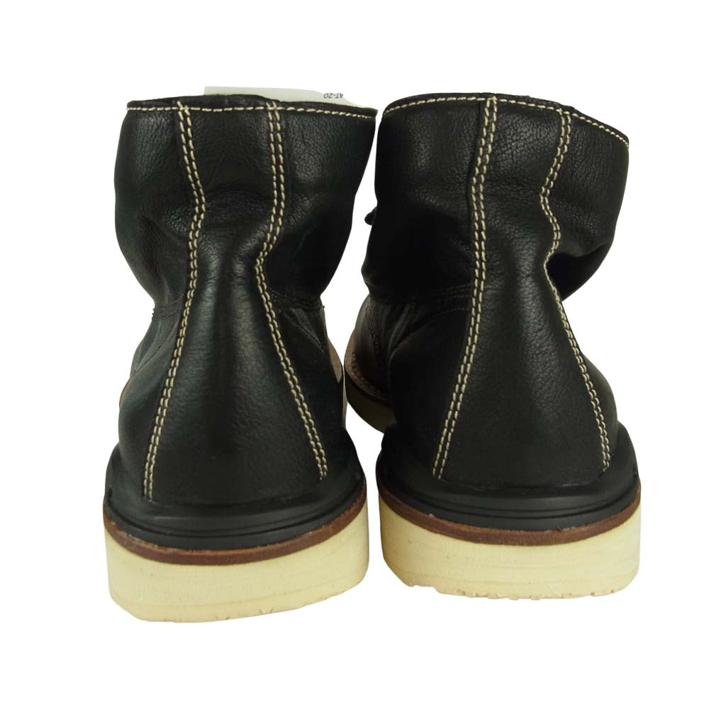 VISVIM ビズビム 0115202002001 VIRGIL BOOTS FOLK バージル ブーツ フォーク ブラック系 US 10【極上美品】【中古】