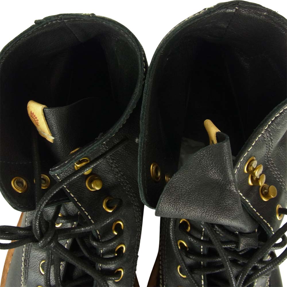 VISVIM ビズビム 0115202002001 VIRGIL BOOTS FOLK バージル ブーツ フォーク ブラック系 US 10【極上美品】【中古】