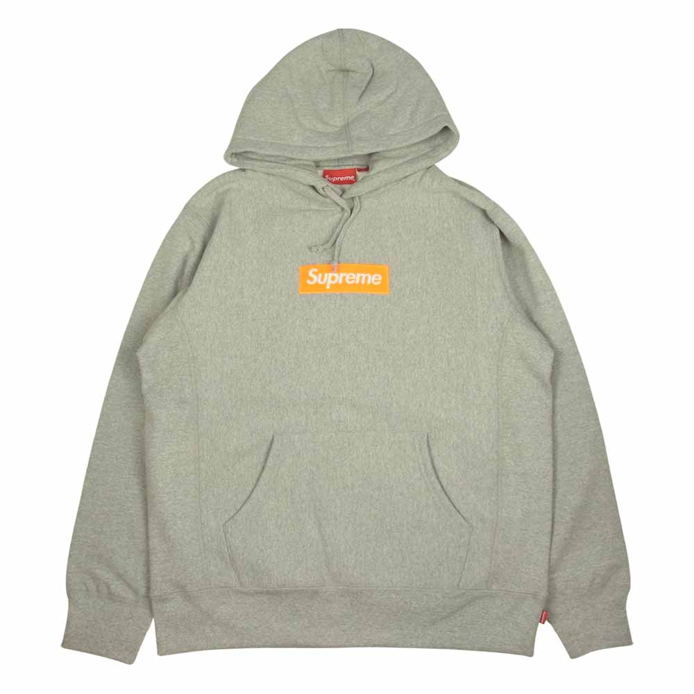 Supreme シュプリーム 17AW Box Logo Hooded Sweatshirt ボックスロゴ パーカー グレー系 L【新古品】【未使用】【中古】