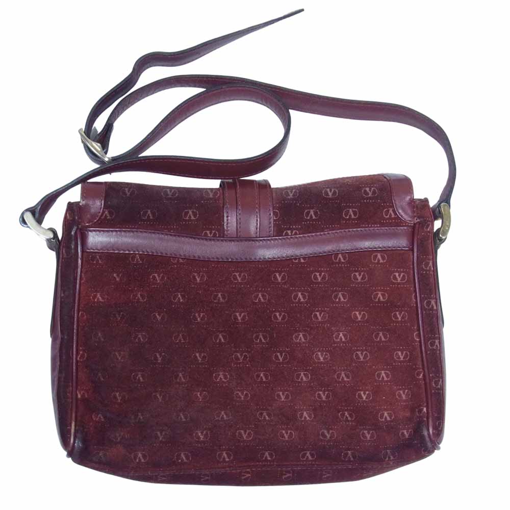 VALENTINO ヴァレンティノ Vロゴ総柄 ショルダーバッグ ブラウン系【中古】