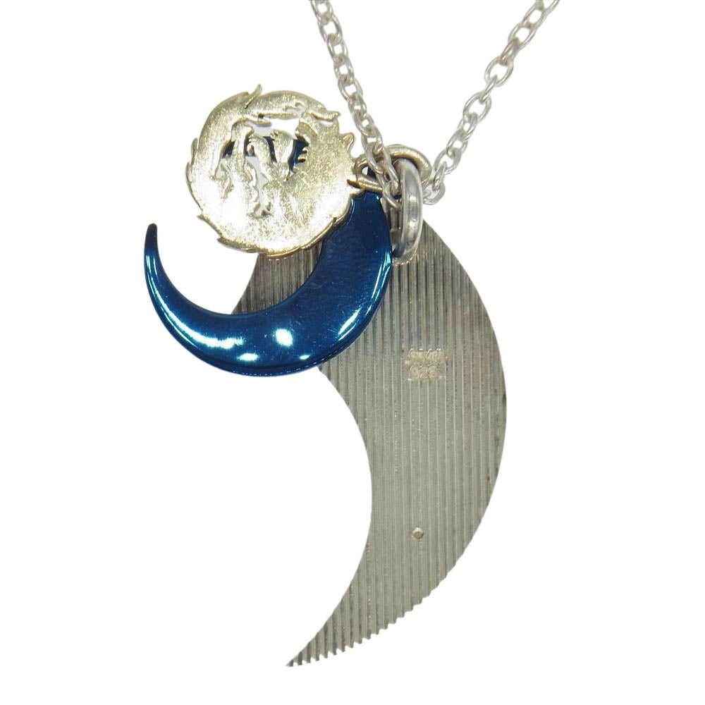 ウルフマンBRS ムーン ウルフ ネックレス シルバー系【中古】