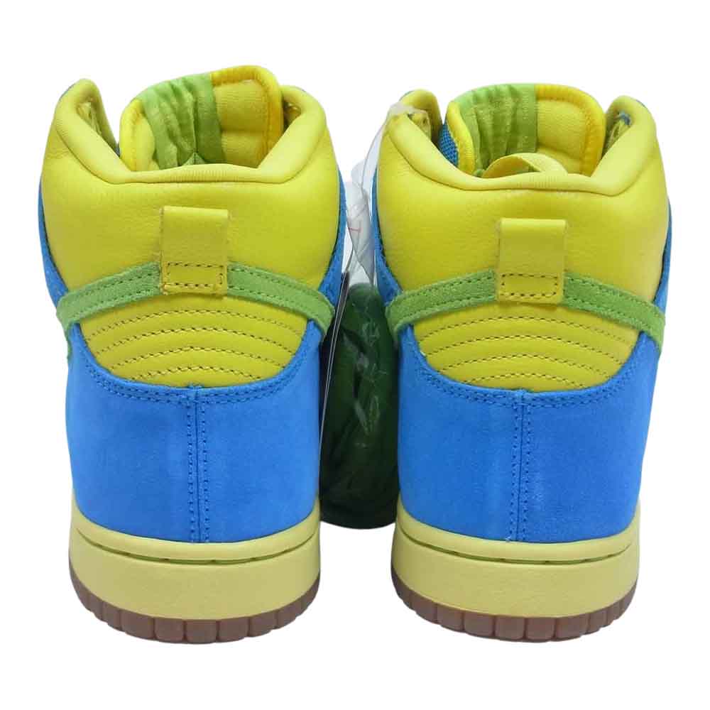 NIKE ナイキ 305050-731 SB Dunk High Marge Simpson ダンク ハイ マージ シンプソン イエロー系 ライトブルー系 27.5㎝【美品】【中古】