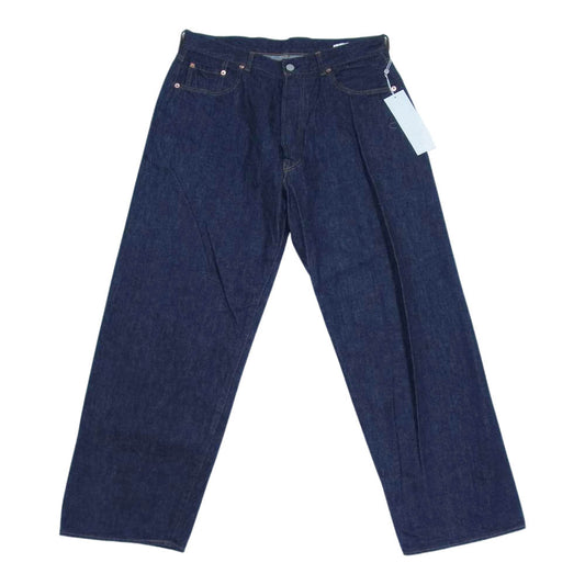 COMOLI コモリ V01-03008 22SS 5P DENIM PANTS 5ポケット デニム パンツ ネイビー系 2【新古品】【未使用】【中古】