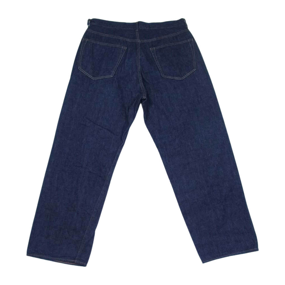 COMOLI コモリ V01-03008 22SS 5P DENIM PANTS 5ポケット デニム パンツ ネイビー系 2【新古品】【未使用】【中古】