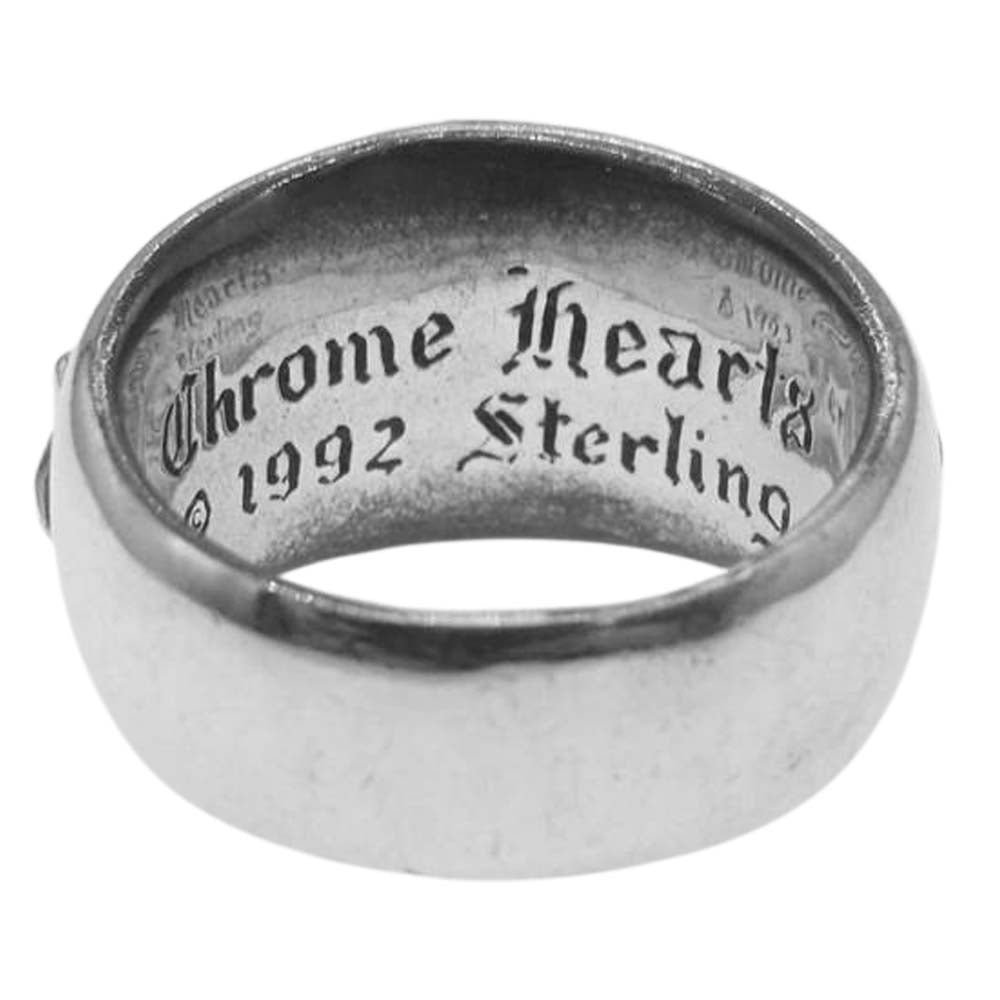 CHROME HEARTS クロムハーツ（原本無） FLRL CRS RING フローラルクロス リング シルバー系【中古】