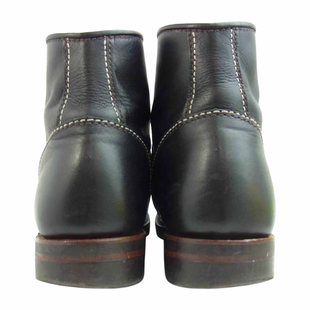 LONE WOLF ロンウルフ CAT'S PAW SOLE F01615 Carpenter カーペンター レースアップ ブーツ ブラック系 8.5【中古】